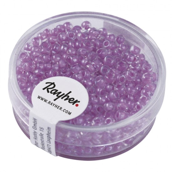 Rocailles   Arctic  , blush purple, 2,6 mm o, box