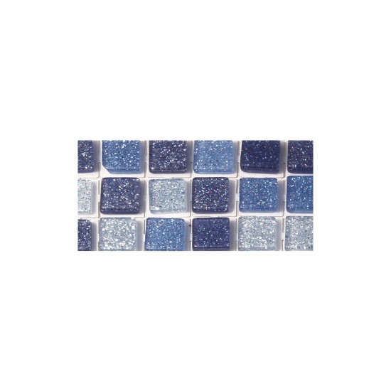 Mozaic acrilic, glitter, autoadezive, lagoon, o 5 mm,round,, 144