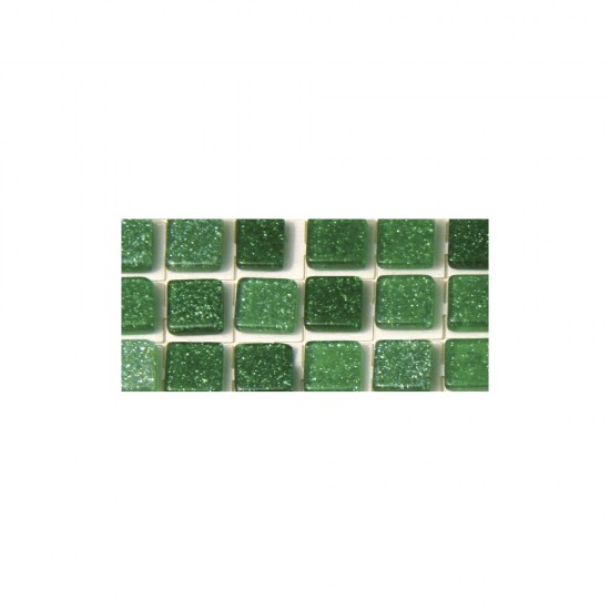Mozaic acrilic, glitter, autoadezive, meadow green, o 5 mm,round,tab-ba