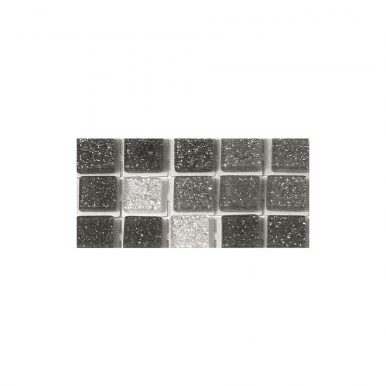 Mozaic acrilic, glitter, autoadezive, slate grey, o 5 mm,round,,