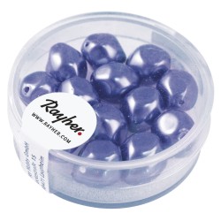 Margele renasissance, azure, 9 mm, box 13 pc