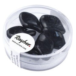 Renaissance chip, negru, 19x13 mm, box 6 pc