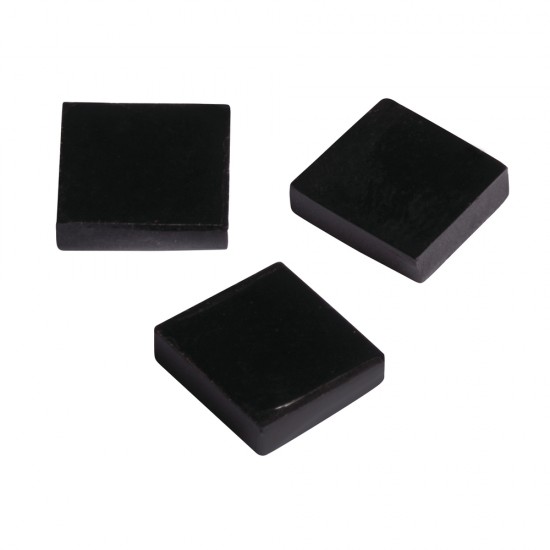 Pietre mozaic, marbled, negru, 1x1cm, Tab-box ca. 50 pcs. /40g