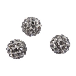 Margele Shamballa, 10mm o, crystal