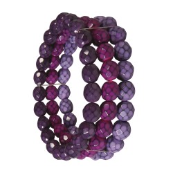 Kit Creativ: Bratara Ellaine, roz-mov Kit Creativ: Bratara Ellaine, roz-mov