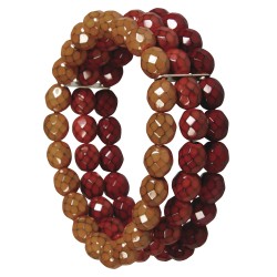 Kit Creativ: Bratara Ellaine, rosu-portocaliu Kit Creativ: Bratara Ellaine, rosu-portocaliu