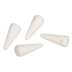 Spikes opaque, alb, 6x14mm Spikes opaque, alb, 6x14mm