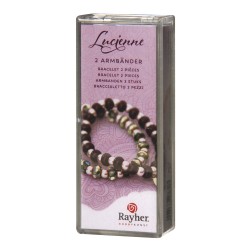 Kit Creativ: Bratara 2 piese Lucienne, lila Kit Creativ: Bratara 2 piese Lucienne, lila