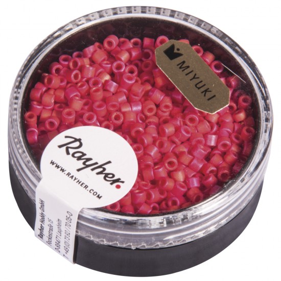 Delica-Rocailles, 2,2 mm o, classical rosu, opaque, box