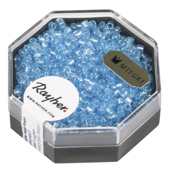 Delica-Rocailles, 2,2 mm o, aquamarine, opaque, box