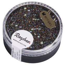 Delica-Rocailles, 2,2 mm o, rainbow, transparent Rainbow Delica-Rocailles, 2,2 mm o, rainbow, transparent Rainbow