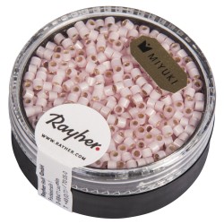 Delica-Rocailles, 2,2 mm o, pale-roz, pearlescent Delica-Rocailles, 2,2 mm o, pale-roz, pearlescent