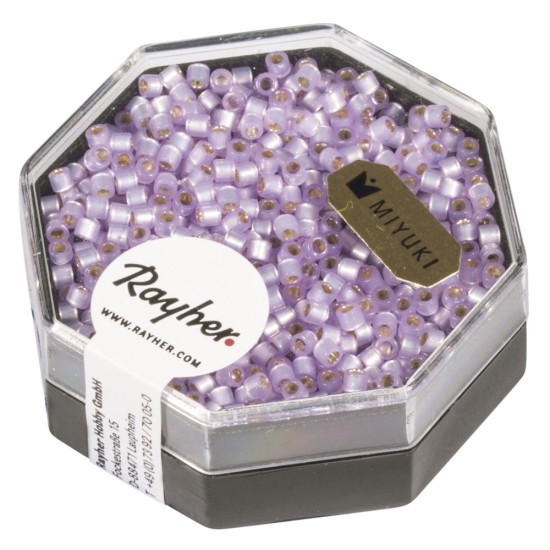 Delica-Rocailles, 2,2 mm o, purple bright, pearlescent