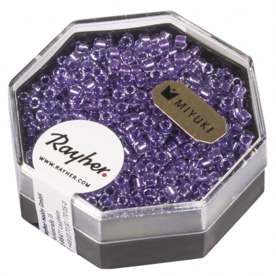 Delica-Rocailles, 2,2 mm o, violet, pearlescent