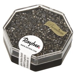 Delica-Rocailles, 1,6 mm o , brilliant bronze, box 4g, metallic, box