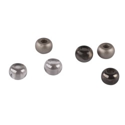 Rocailles-mix with big hole, with, 5.5mm, taupe shades, Hole, o2mm, box 8 Rocailles-mix with big hole, with, 5.5mm, taupe shades, Hole, o2mm, box 8