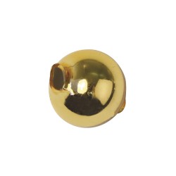 Glass round beads, gold, 12 mm o, box 10 pcs. Glass round beads, gold, 12 mm o, box 10 pcs.