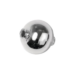 Glass round beads, argintiu, 12 mm o, box 10 pcs. Glass round beads, argintiu, 12 mm o, box 10 pcs.