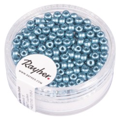 Rocailles, 3mm o, lagoon matt, box 200pcs