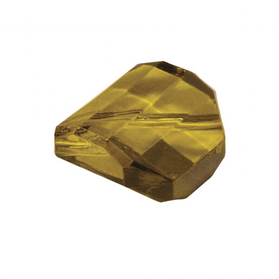 Margele Rayher,patrat fatetat, topaz fumuriu, 20x20mm