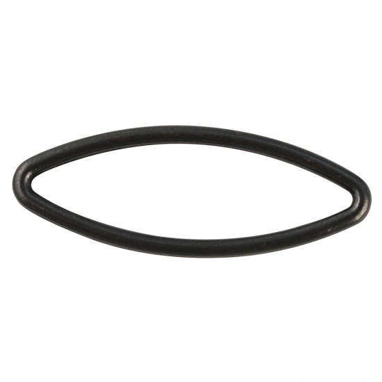 Jewellery-ellipse, metal, negru, 28x9 mm, loose