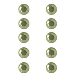 Strasuri din plastic, autoadezive, light green, 5 mm, tab-bag 80 pcs.