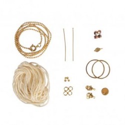 Kit Colier auriu cu  2 pandantive, Rayher