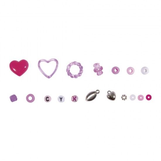 Margele in cutie cu maner, Rayher,  27,8x12,1x13,1 cm, diverse culori și dimensiuni