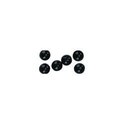 Margele cerate, 6mm o, negru, 60 pcs., t-bag Margele cerate, 6mm o, negru, 60 pcs., t-bag
