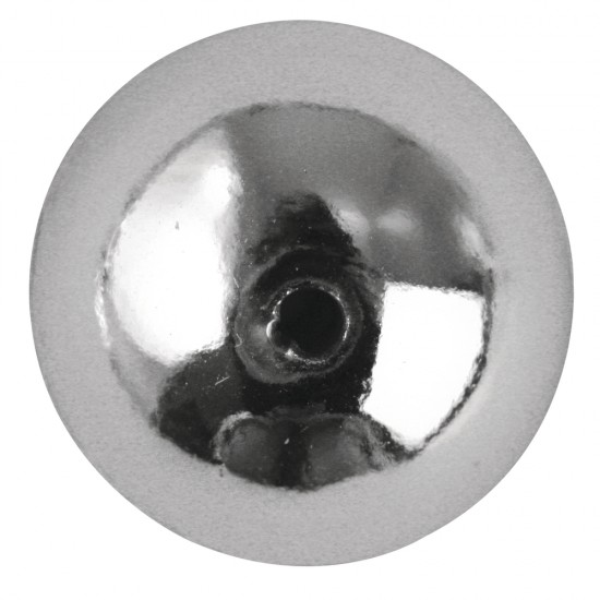 Margele din plastic round, 2,5 mm, argintiu, tab-bag 130 pcs.