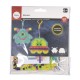 Kit creativ bile pentru calcat " Monster", glow in the dark , Rayher, 2 motive/set