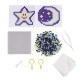 Kit creativ bile pentru calcat " STAR", glow in the dark , Rayher, 2 motive/set