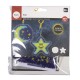 Kit creativ bile pentru calcat " STAR", glow in the dark , Rayher, 2 motive/set