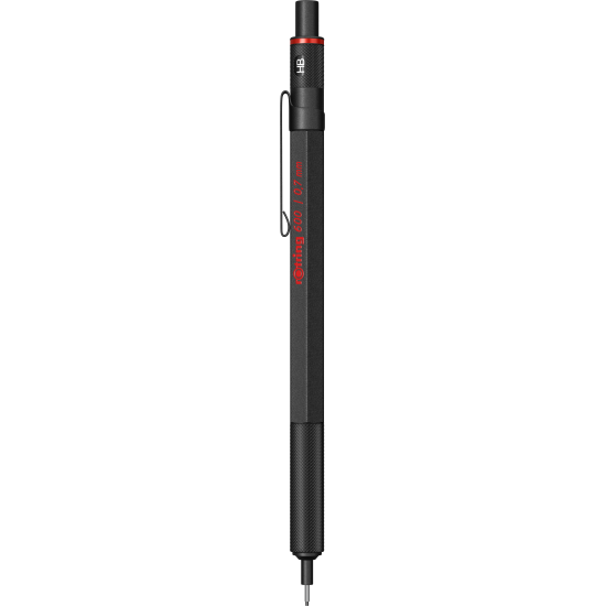 Creion mecanic Rotring Black, seria 600, 0.7mm