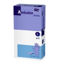 AMBULEX Manusi din nitril ,violet marimea L
