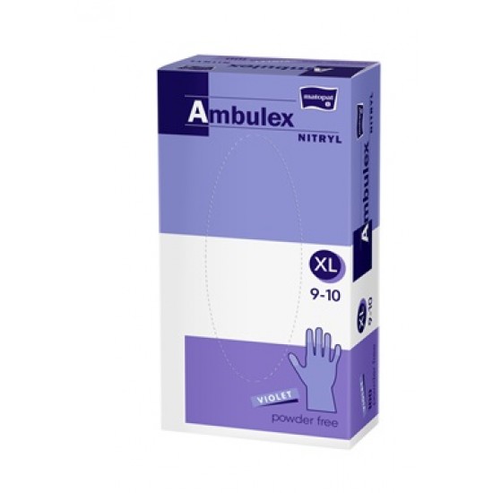 AMBULEX Manusi din nitril ,violet marimea XL