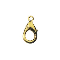 Spring hook, 13 mm, gold Spring hook, 13 mm, gold