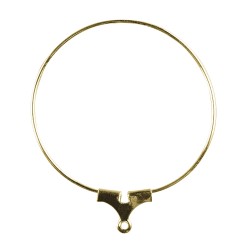 Creole, 30 mm, gold, loose Creole, 30 mm, gold, loose