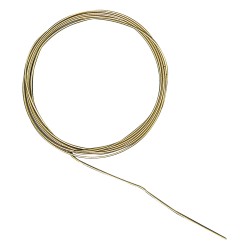 Sarma pentru bijuterii,mat,0,4 mm, gold, tap-bag. 2 m, coated with plastic