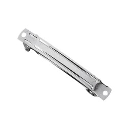 Hair-slide, 100mm, platinum, tab-bag 1 pce. Hair-slide, 100mm, platinum, tab-bag 1 pce.