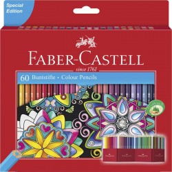 Creioane colorate 60 culori EDITIE SPECIALA FABER-CASTELL