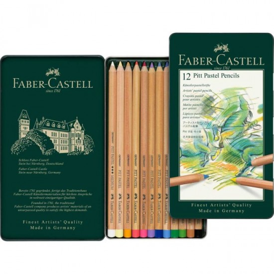Set 12 creioane pastel Pitt Faber Castell 112112