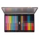 Creioane colorate 30c bicolore, cutie metalica, DACO, CC430
