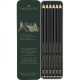 Set 6 buc creion grafit  MAT PITT FABER-CASTELL