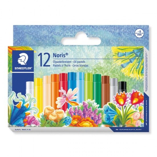 Creion color ulei Noris Club 12 culori/set Staedtler 241 NC12