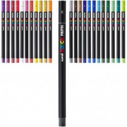 Pastel uleios Posca KPA-100 1.0-6.8mm, 24 culori/set Pastel uleios Posca KPA-100 1.0-6.8mm, 24 culori/set