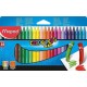 Creioane cerate colorate Color Peps Mini Wax, 24 culori/set, Maped
