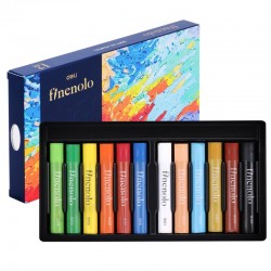 Creioane ulei pastel 12 culori PROFESIONALE  FINENOLO DELI