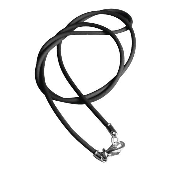 Caoutchouc collier, 2mm o, 42cm, tap-bag 1 pc
