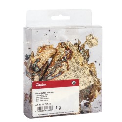 Deco-metal flakes, Colours of the rainbow, tab-box 1 gramme Deco-metal flakes, Colours of the rainbow, tab-box 1 gramme